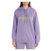 PINKO Purple Cotton Women Sweater